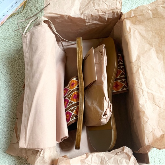 MIU MIU Calzature Donna Embroidery Slide Sandal 6 - Picture 14 of 15